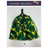 Crochet Top Hand Towel / Tea Towel - Leaves Crochet Top Hand Towel / Tea Towel - Leaves